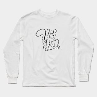 Thumbs-Up Kitty Long Sleeve T-Shirt